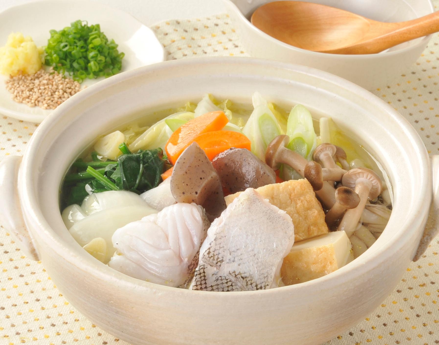 あったまる~ たらの洋風美酒鍋