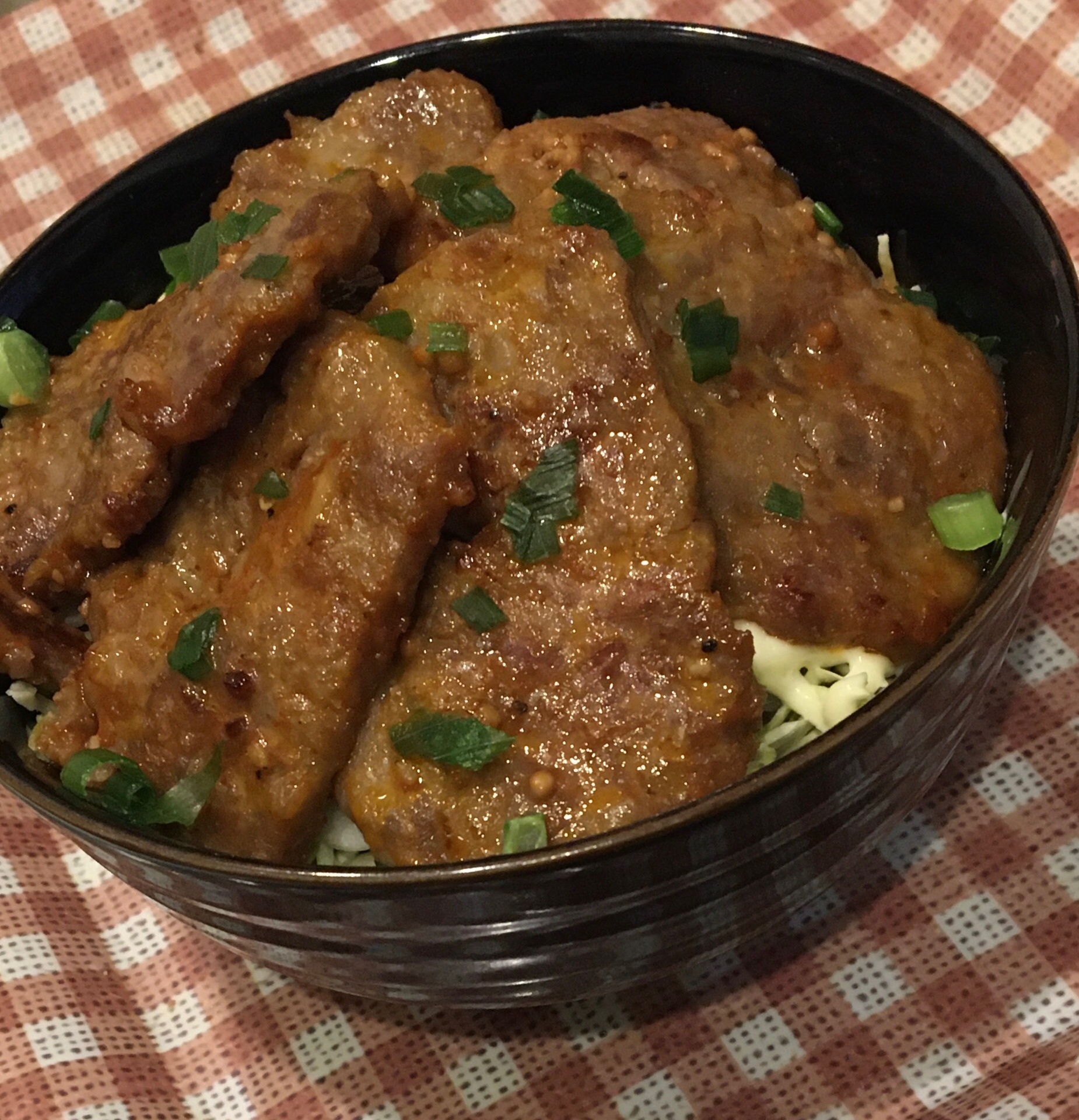 柔らか☆牛肉の焼き肉丼♪