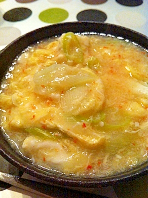 蟹と豆腐の中華スープ