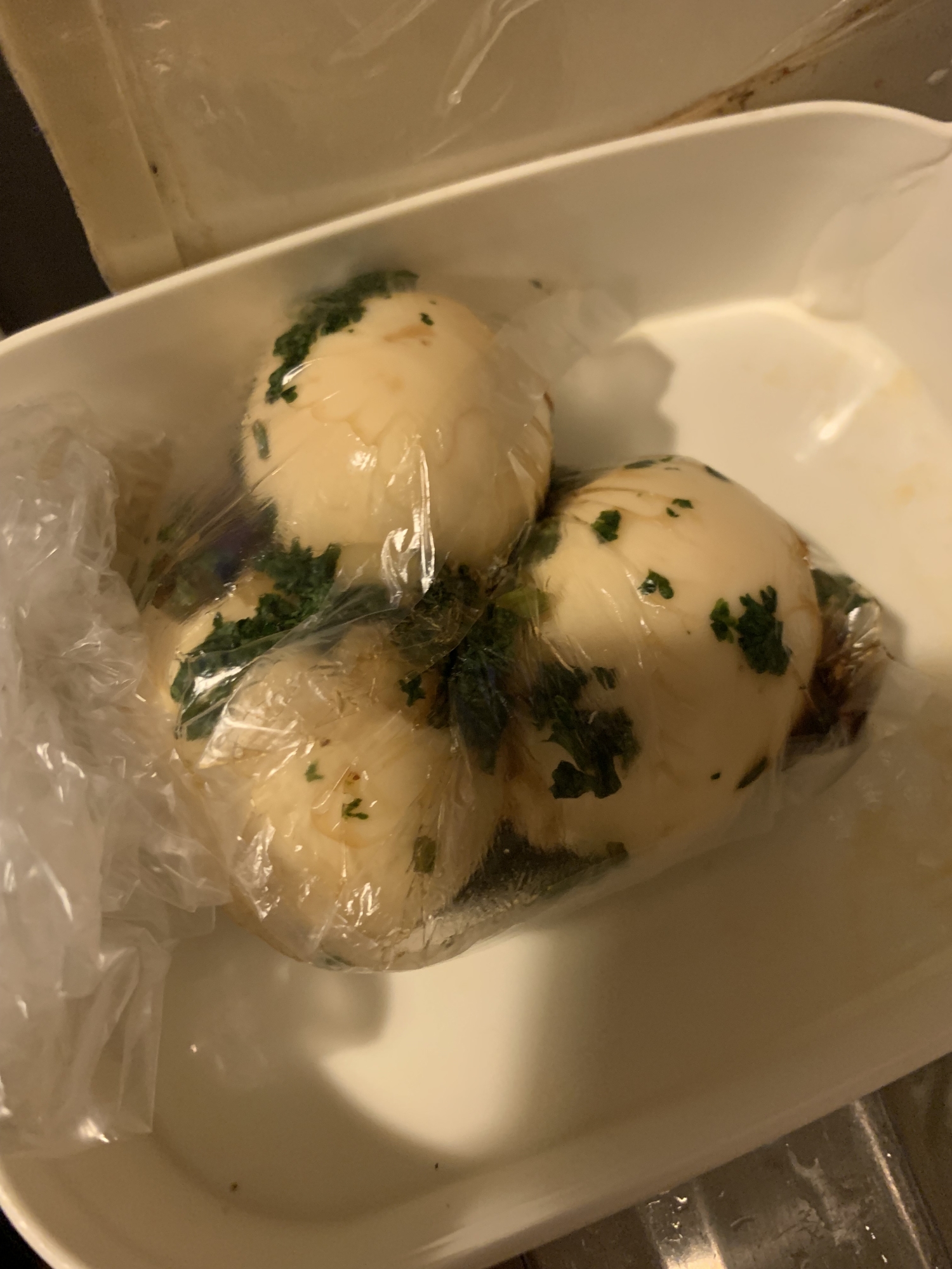 パセリソースの煮卵
