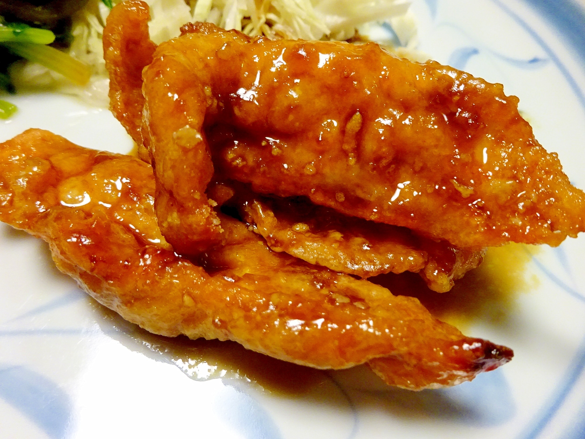 □10分で..揚げて浸すだけ～鶏ささみ甘酢 レシピ・作り方 by 星うさぎ