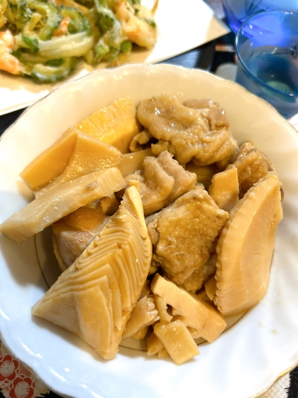 鶏肉とたけのこの煮物