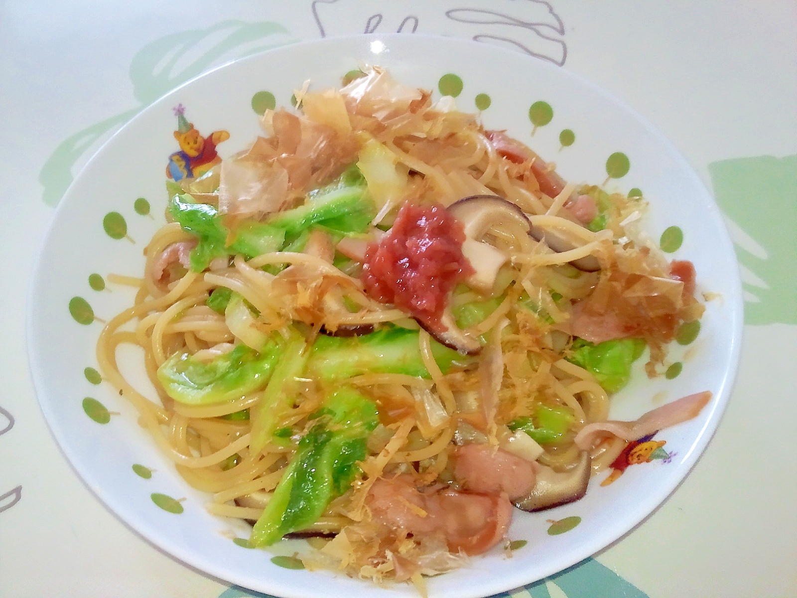 和風梅キャベツパスタ＋＋