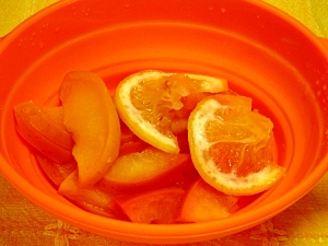 ハチミツレモンでリンゴ煮