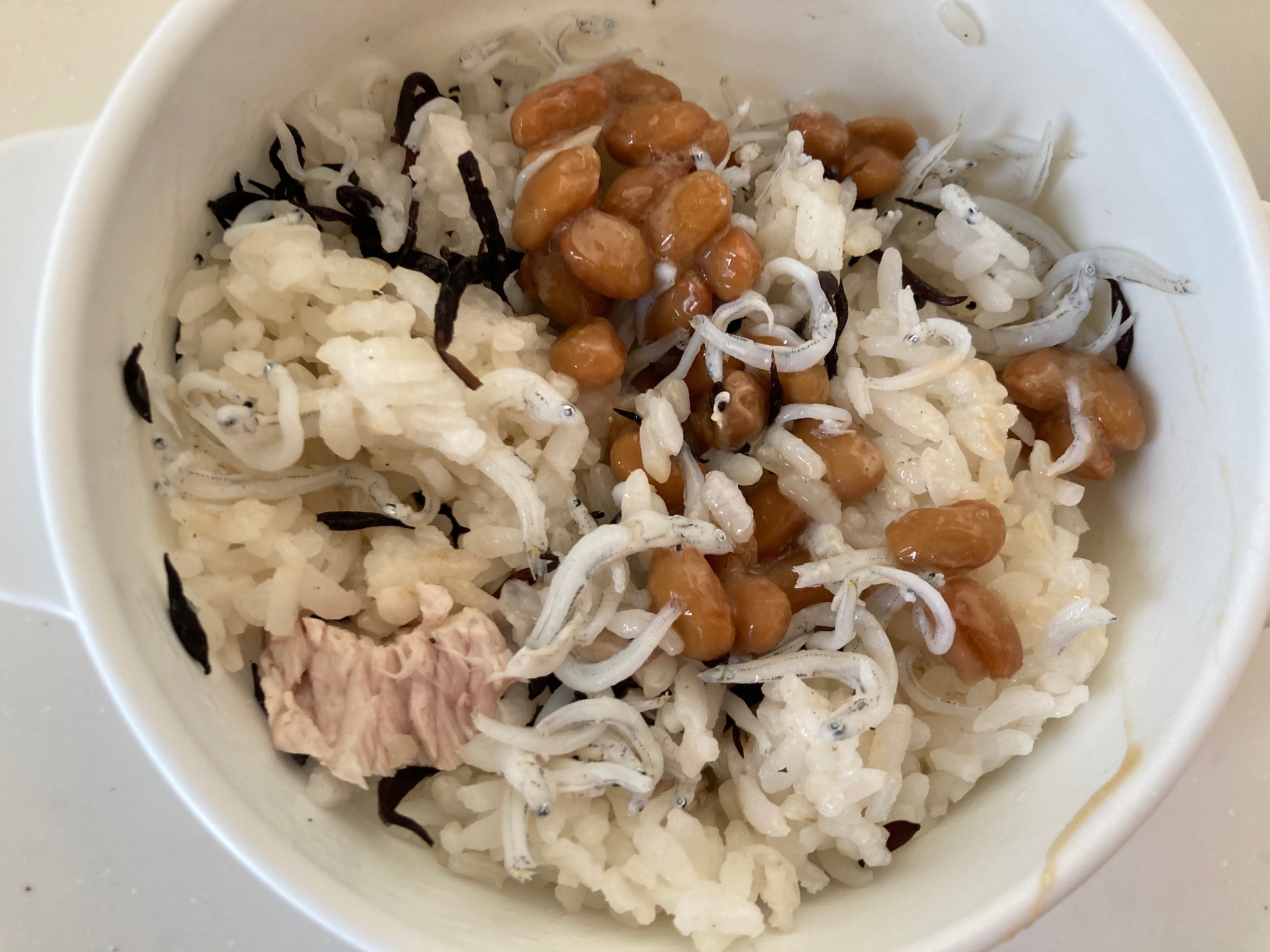 幼児食 メカジキとしらすの納豆ご飯 レシピ 作り方 By Pコ 楽天レシピ