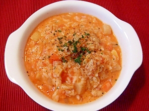 リメイク！ミネストローネミルクリゾット☆