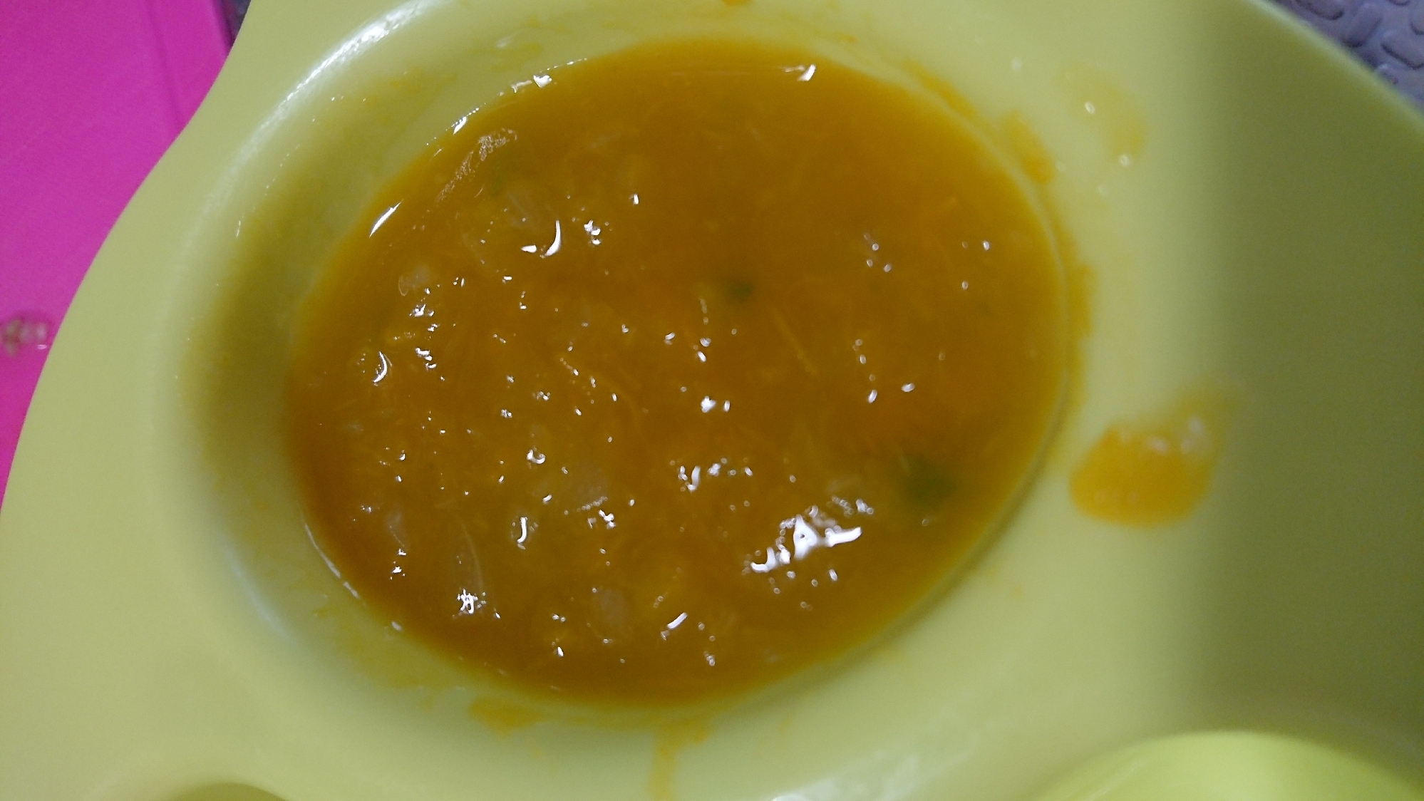 離乳食中期 かぼちゃスープ