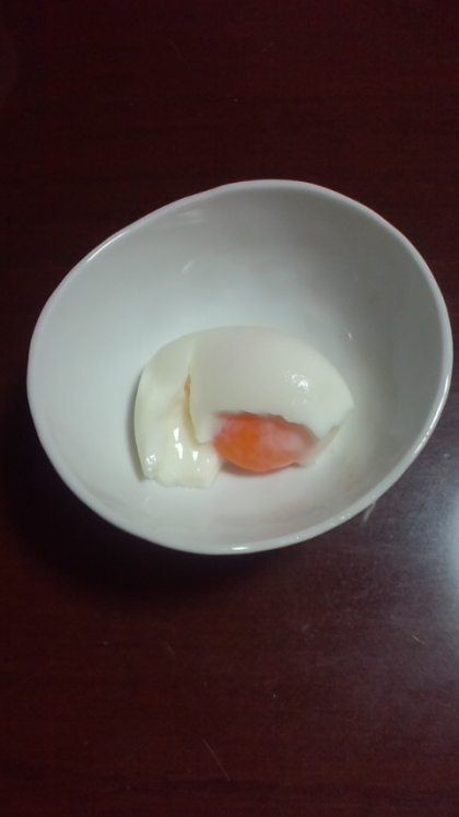 こんばんは＾＾
簡単に温泉卵が作れていいレシピですね～♪この温泉卵は夕食の牛丼に乗せて一緒に美味しく頂きました♡
ご馳走様でした～