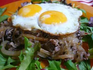 韓国料理”チャプチェ”