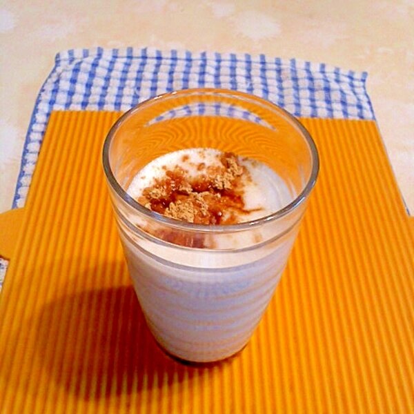 黒蜜きな粉のバナナ豆乳 レシピ 作り方 By テツオ63 楽天レシピ 黒蜜きな粉のバナナ豆乳 レシピ 作り方 By テツオ63 楽天レシピ