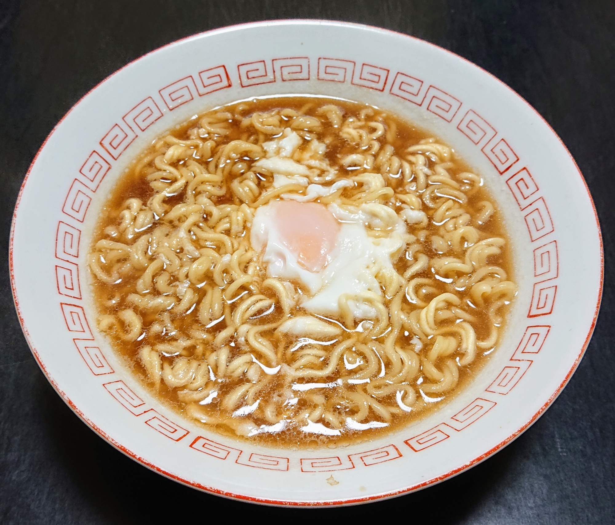 日清のラーメン屋さん☆落とし玉子の旭川しょうゆ