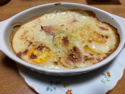 ブロッコリーとマカロニのグラタン