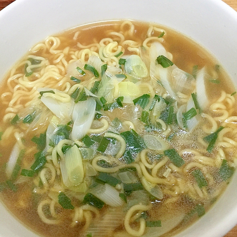 スタミナ！ニラネギラーメン☆