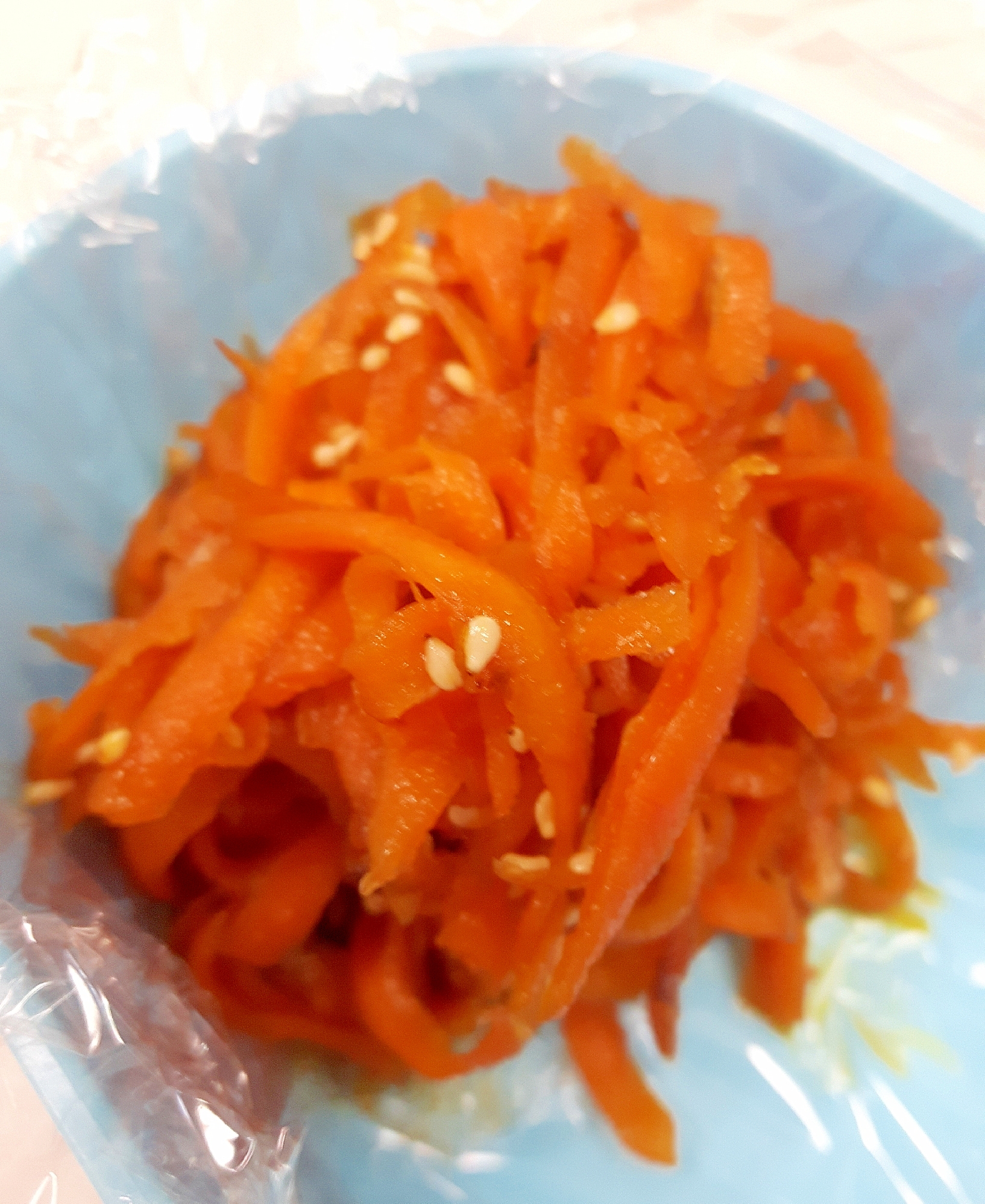 お弁当に(^^)簡単しりしりニンジンのきんぴら♪