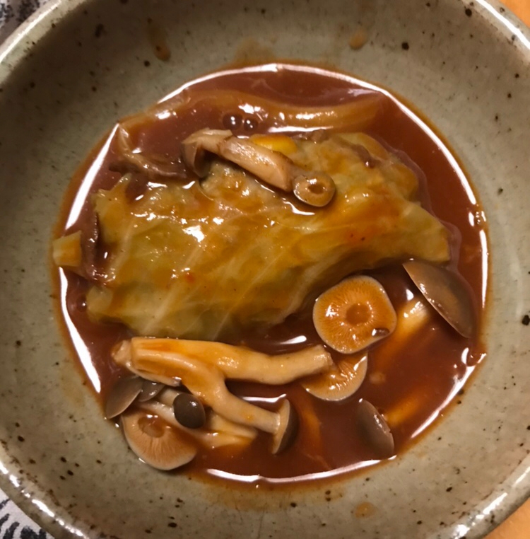 ビーフシチューソース煮込みロールキャベツ レシピ 作り方 By ボンド子 楽天レシピ
