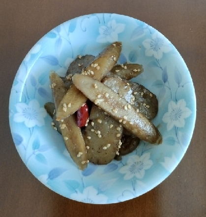 ピリ辛☆ごぼうとコンニャクの炒め煮