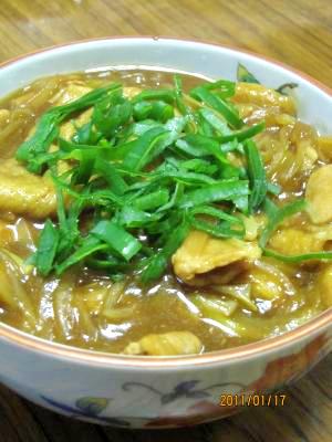 カレーうどん　（我が家の味）