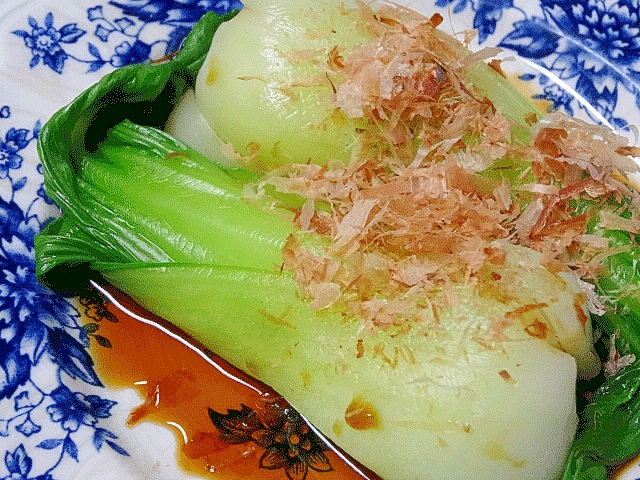 冬野菜の甘み♪　「青梗菜のおひたし」