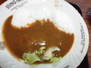 レタス入りさっぱり薬味スープカレー