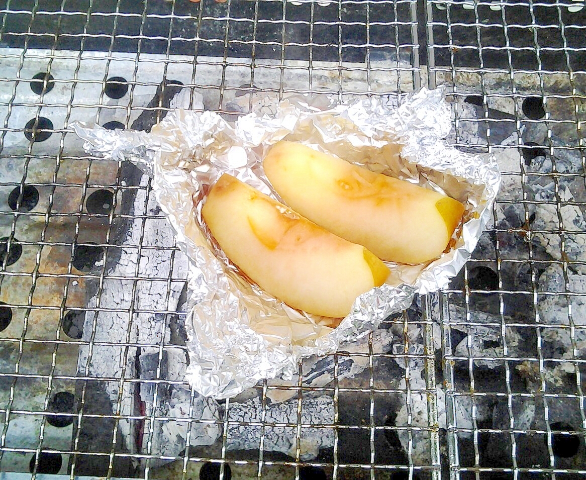 bbq 焼きリンゴ
