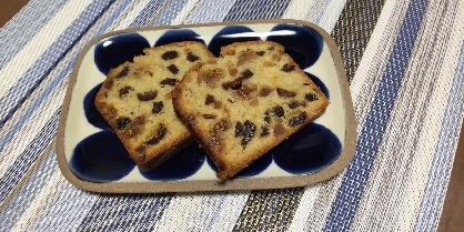 ウイスキーとレーズンのケーキ