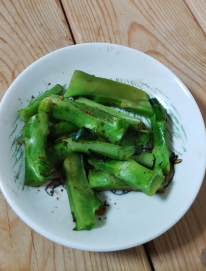 ブロッコリー茎でなんちゃってメンマ？