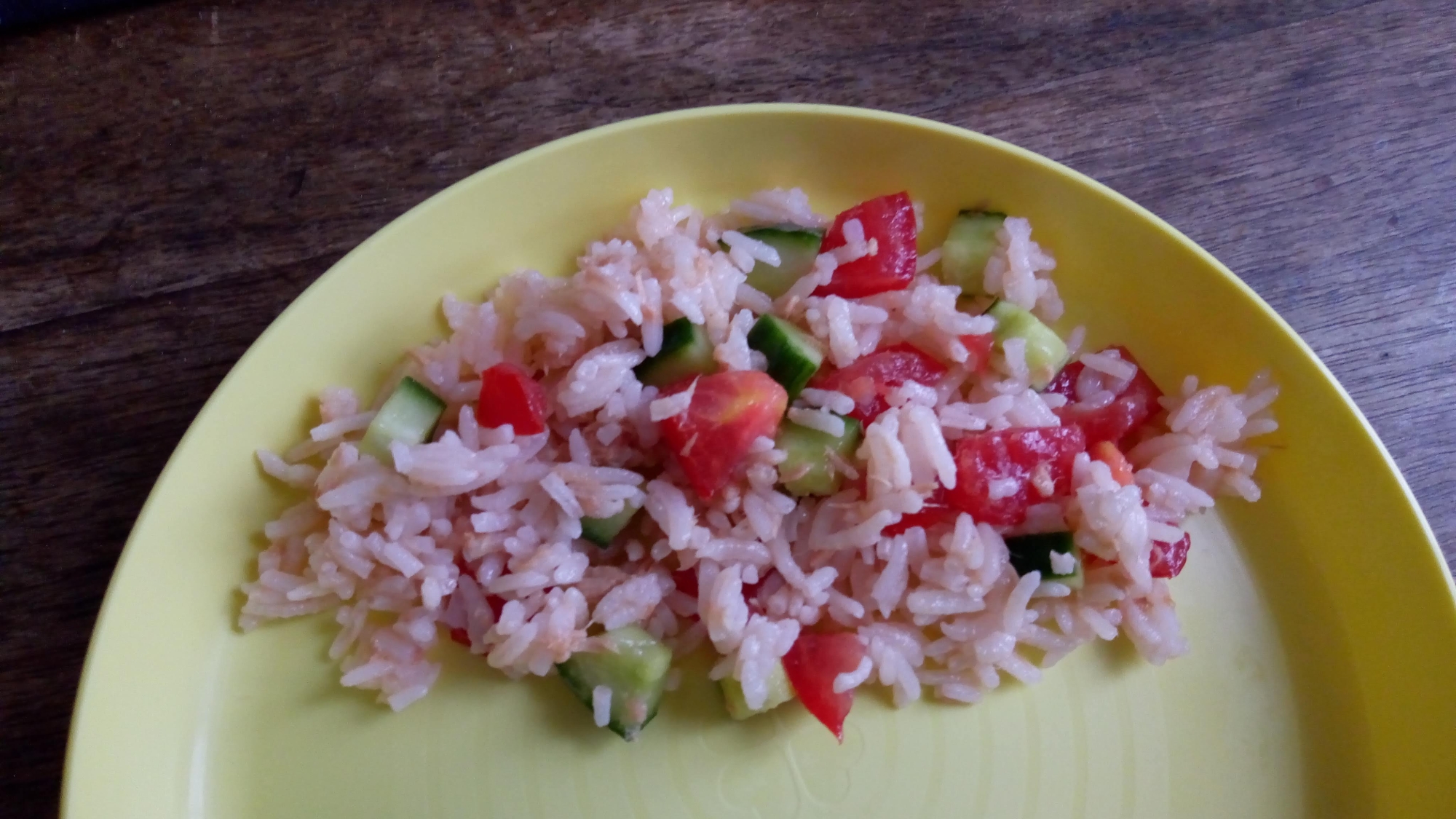 幼児食　お米のサラダ
