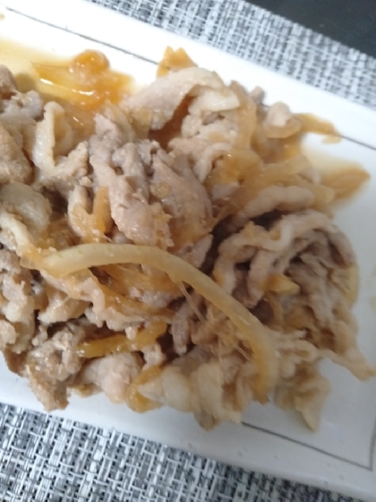 簡単！豚肉の生姜焼き