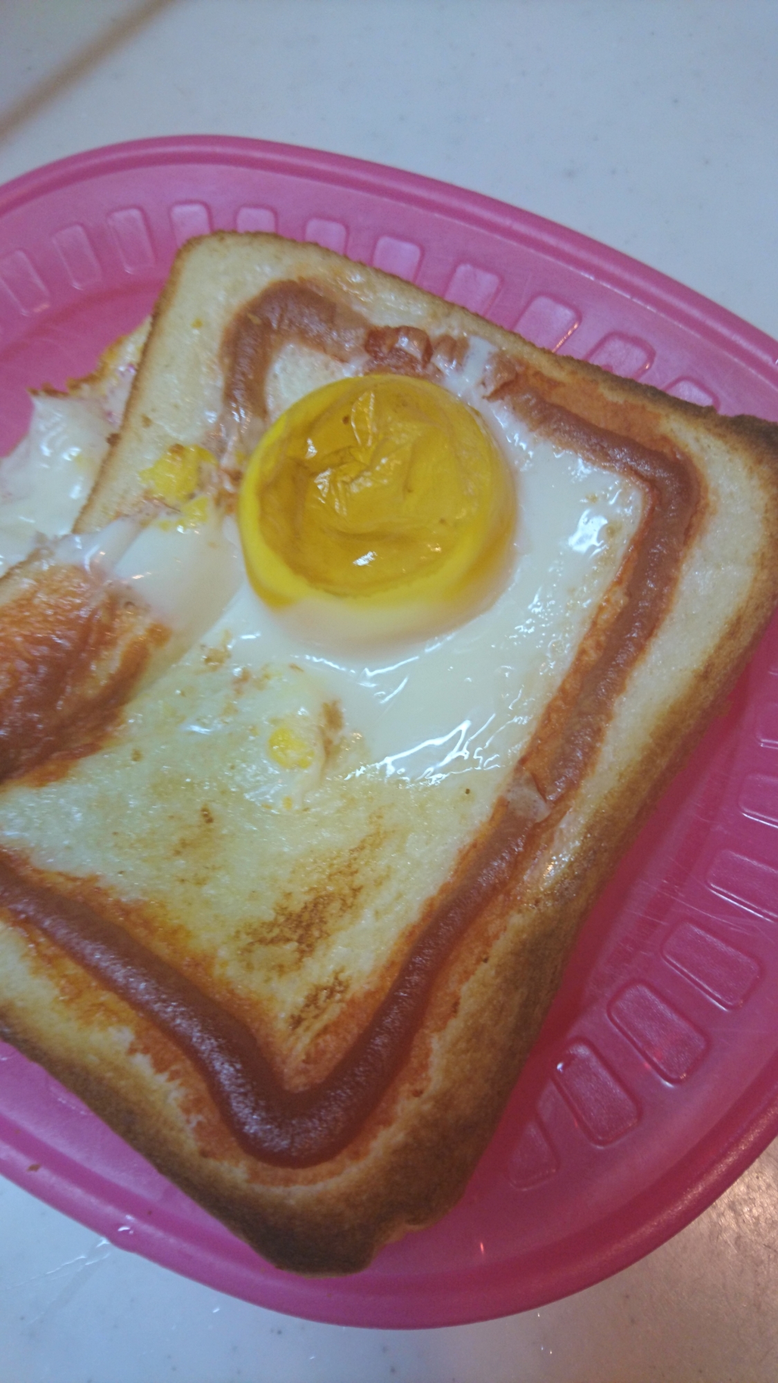 簡単朝食☆玉子トースト