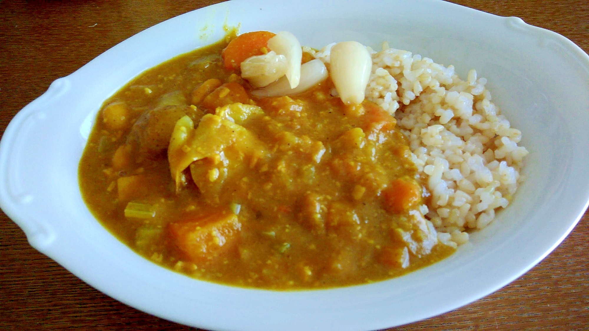 おでんのつゆで野菜カレー