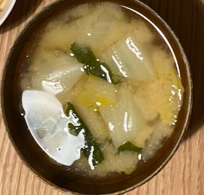 白菜の味噌汁