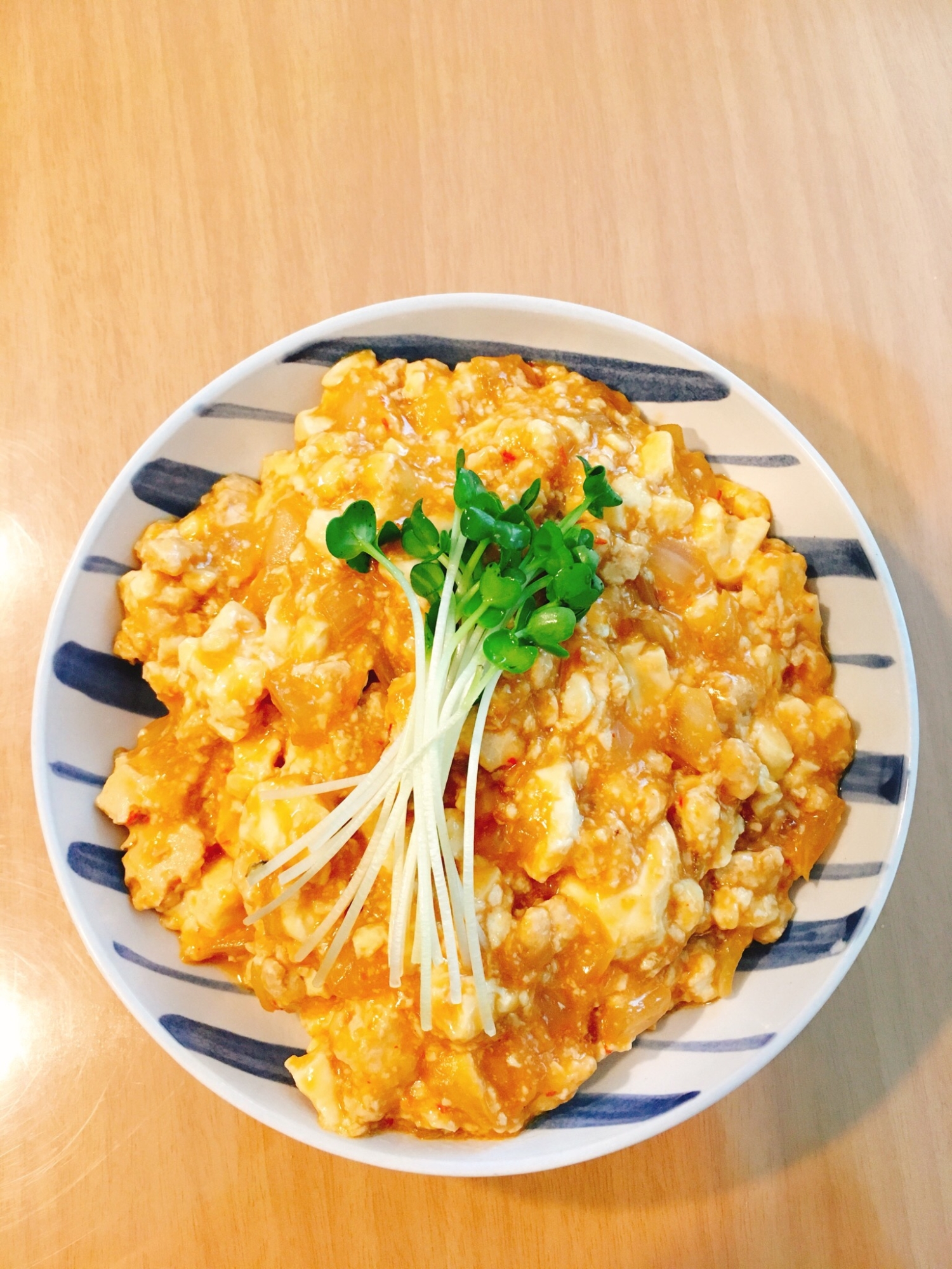 辛さ控えめ！鶏ひき肉のあっさり麻婆豆腐