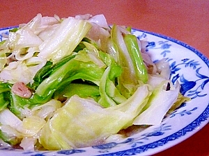 屋台直伝-簡単シャキシャキ☆台湾流キャベツ炒め