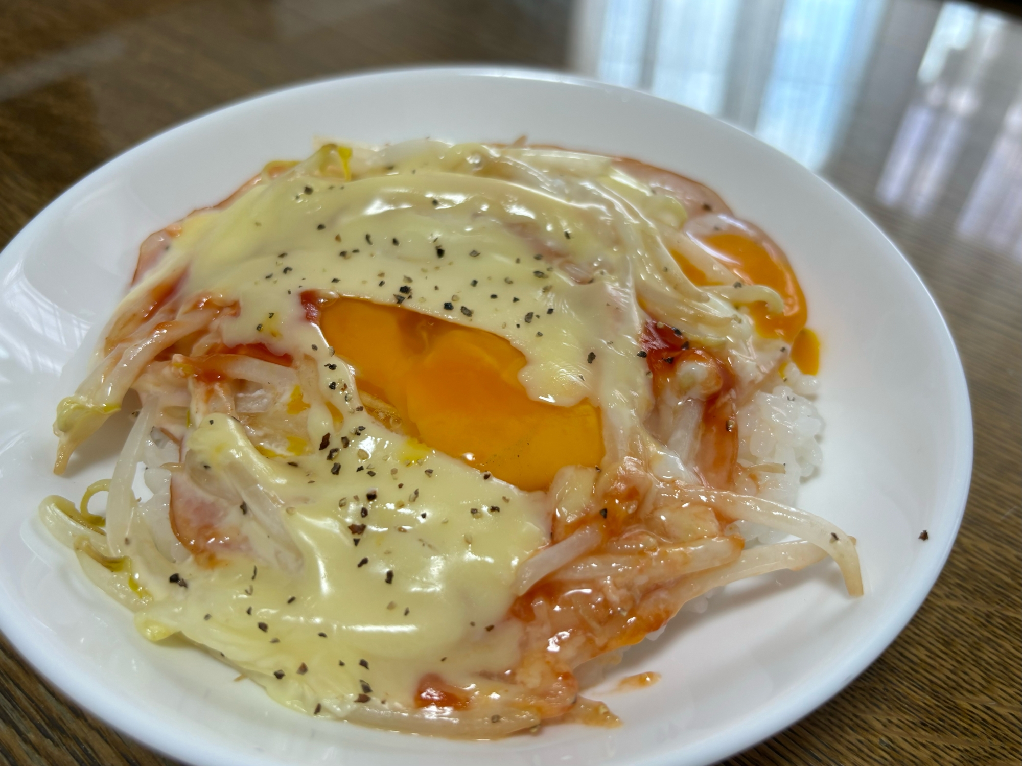 おひとり様のワンプレート朝ご飯♪ 電子レンジ！