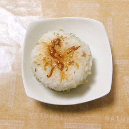 じゃこの甘辛炒めのおにぎり弁当