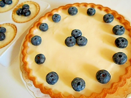 生のブルーベリーで 夏のレアチーズケーキ レシピ 作り方 By V るん 0394 楽天レシピ