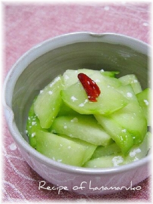 はやとうりの浅漬け レシピ 作り方 By はなまる子 楽天レシピ はやとうりの浅漬け レシピ 作り方 By はなまる子 楽天レシピ