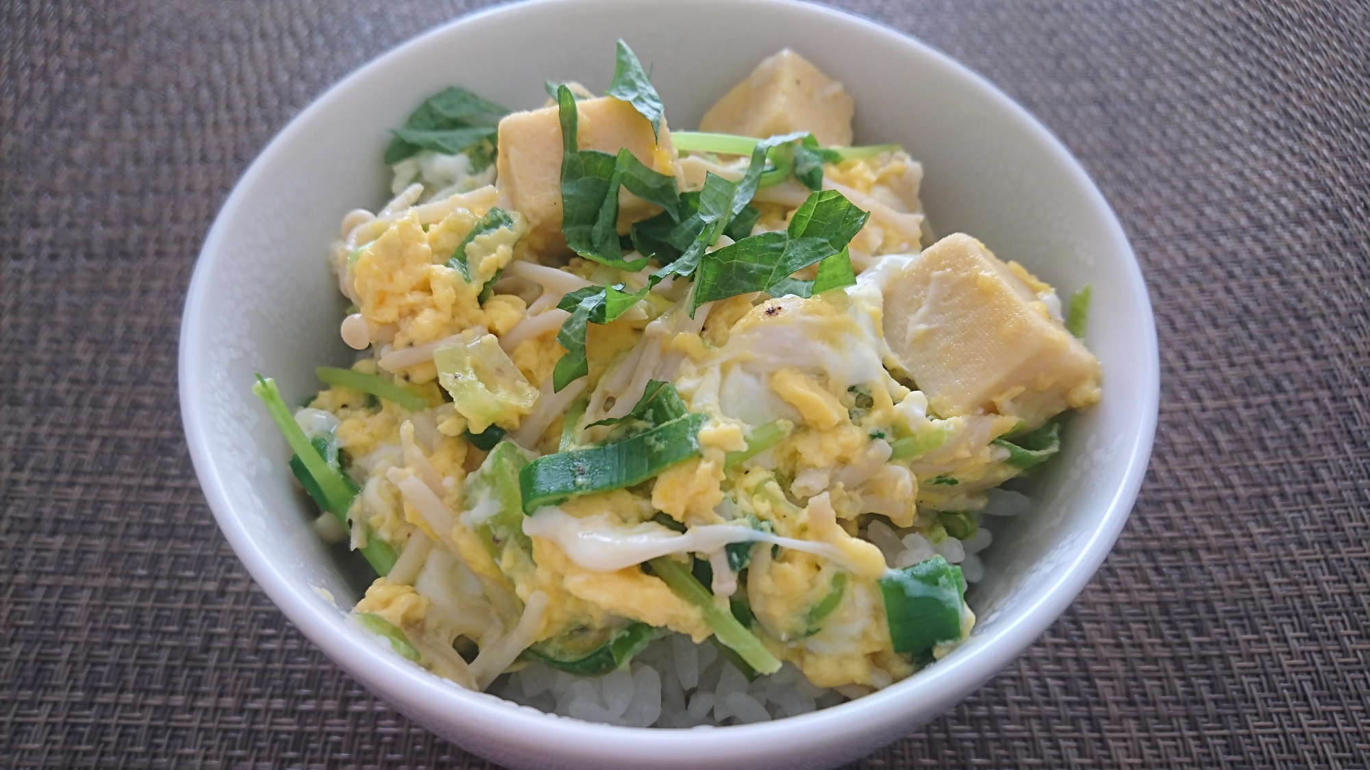 高たんぱく低カロリー高野豆腐丼！節約&ダイエット