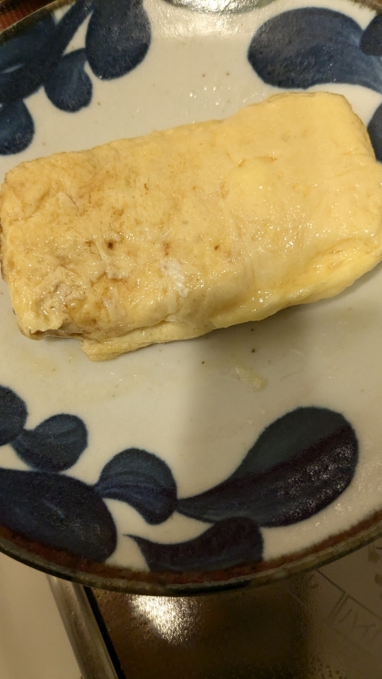 卵1個◆薄め卵焼き