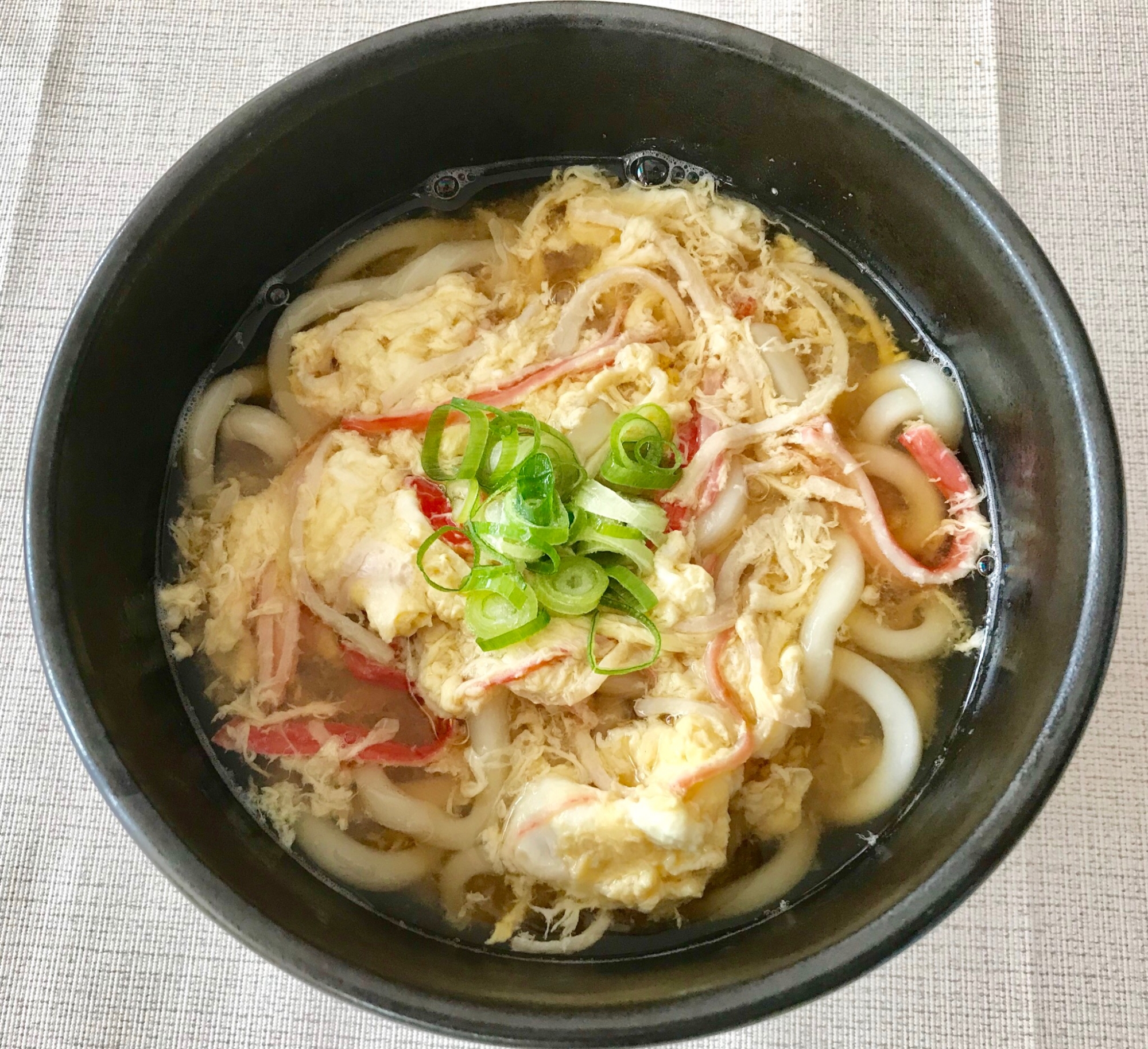 節約ランチ＊かき玉あんかけうどん