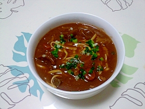 牛すじ煮込みリメイク！カレーうどん＋＋