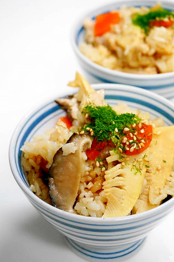 具沢山につき オカズ無しです 鶏五目炊き込みご飯 レシピ 作り方 By Oppeke22 楽天レシピ