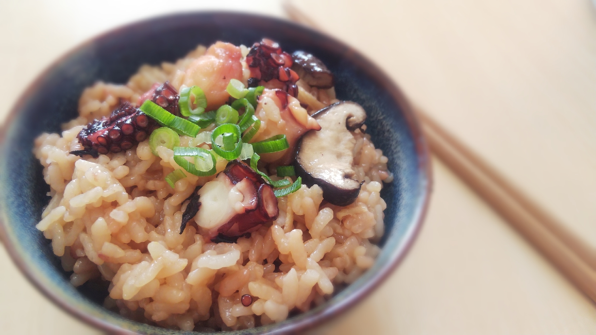 電気圧力鍋でタコご飯＊炊飯レシピ