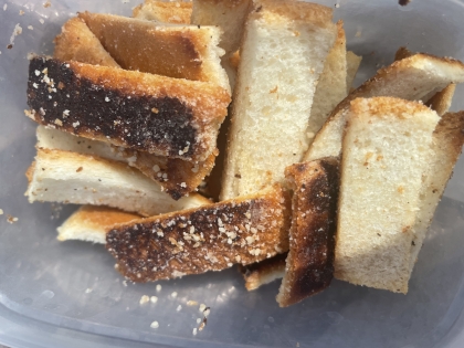 簡単！パンの耳ラスク