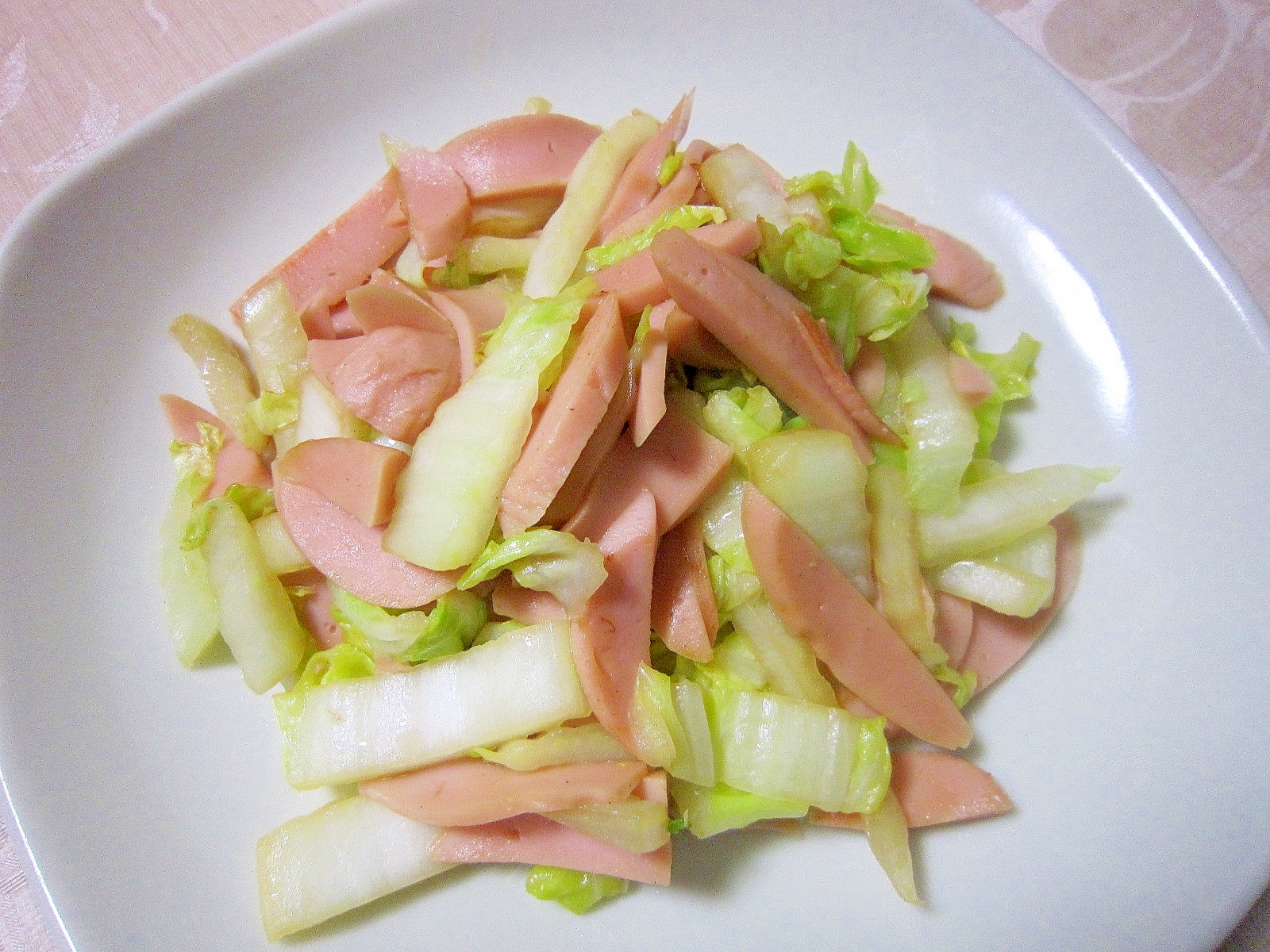白菜と魚肉ソーセージの簡単炒め レシピ 作り方 By Libre 楽天レシピ