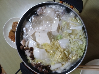 簡単手作り☆鶏肉と白菜の中華鍋
