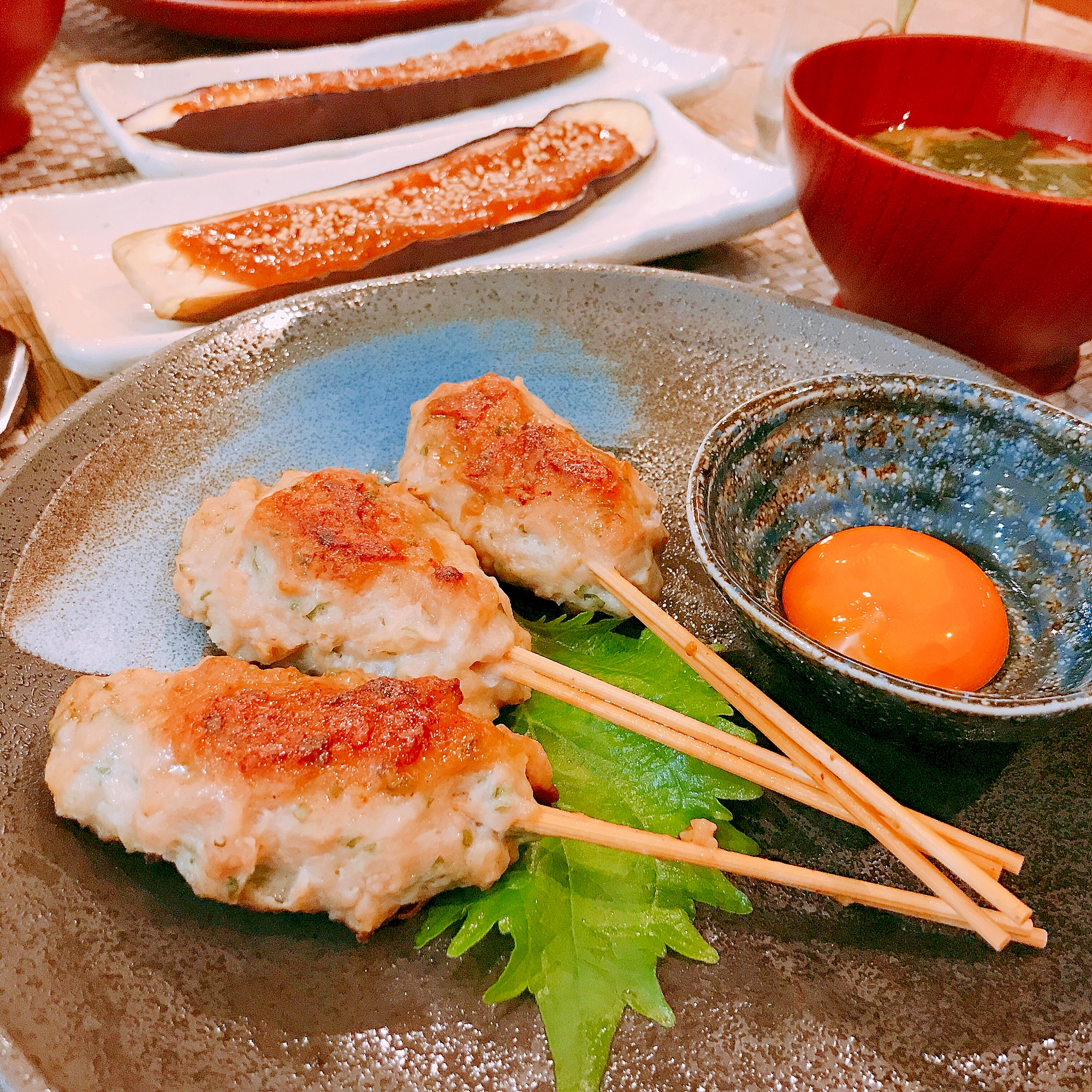 良い香り♡大葉月見つくね