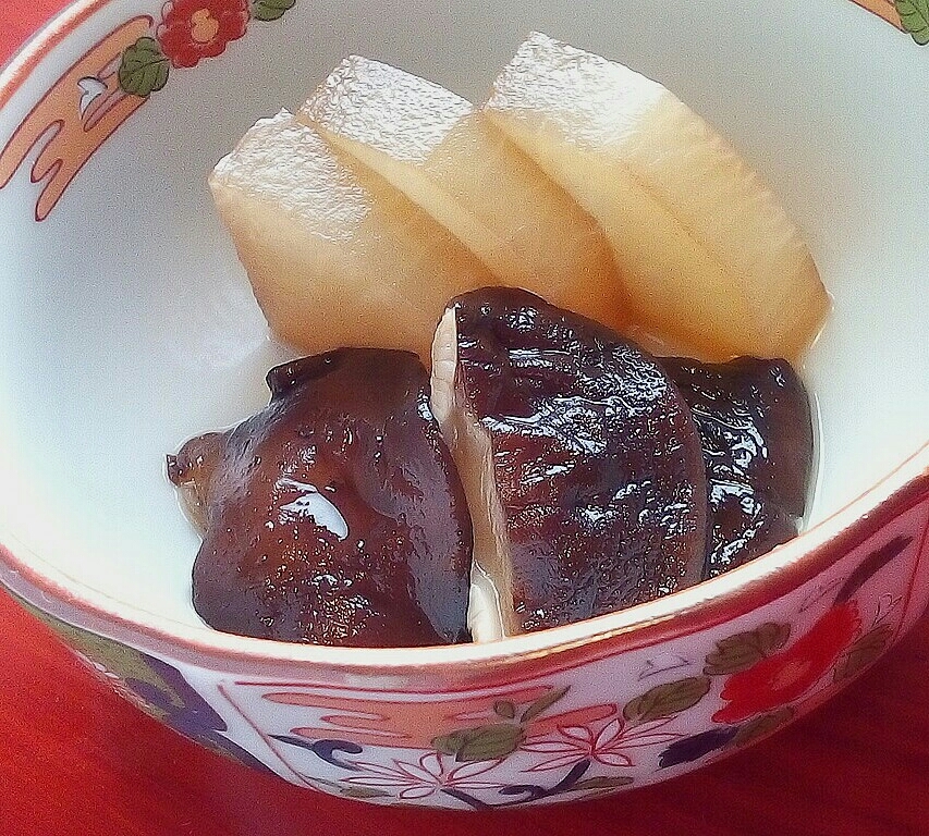 椎茸と大根の煮付け