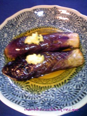 レンジDE簡単鮮やか茄子紺色♡なすのレンジ煮浸し♡