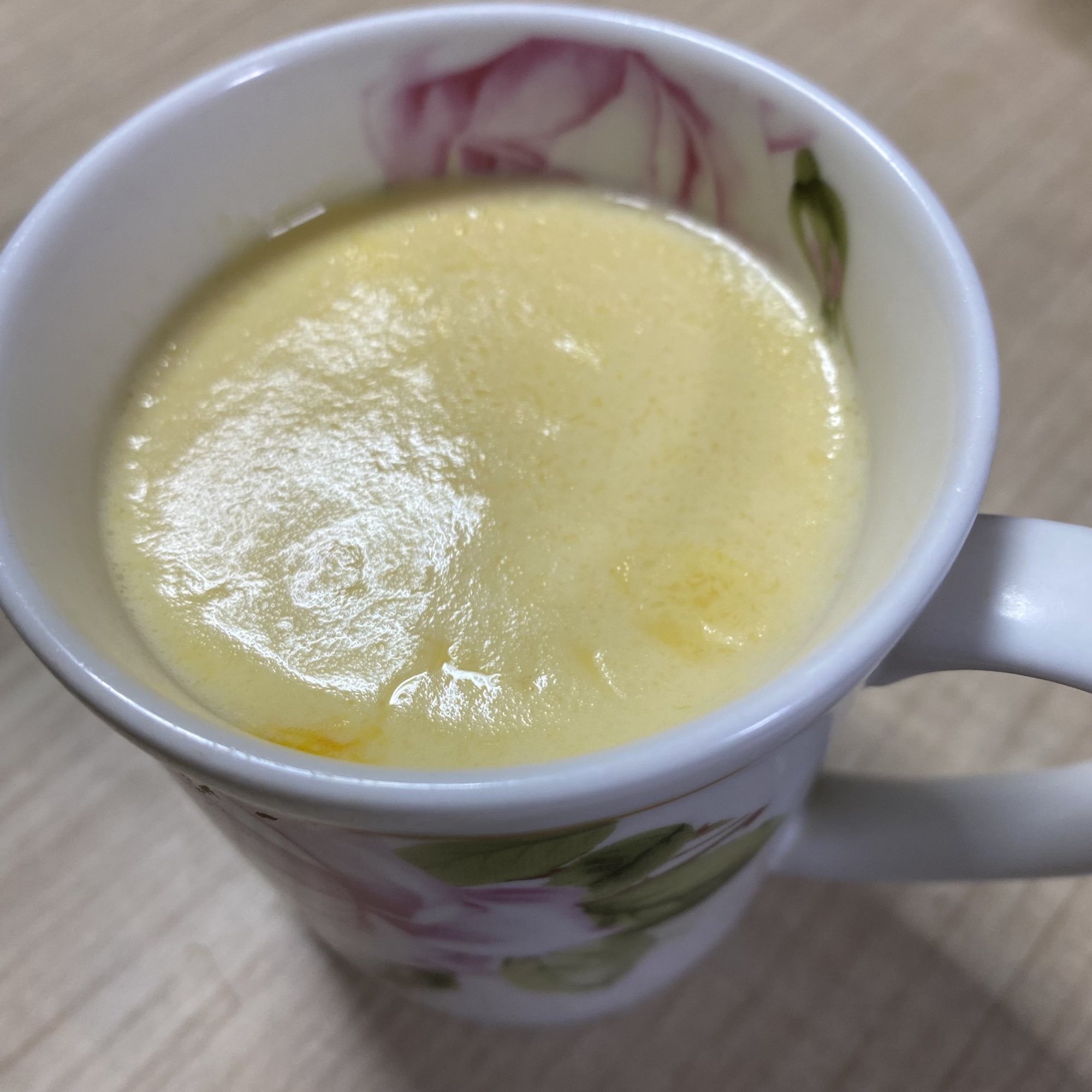 レンジでマグカップぷりん